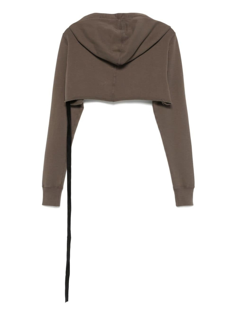 Rick Owens DRKSHDW cropped hoodie outlook