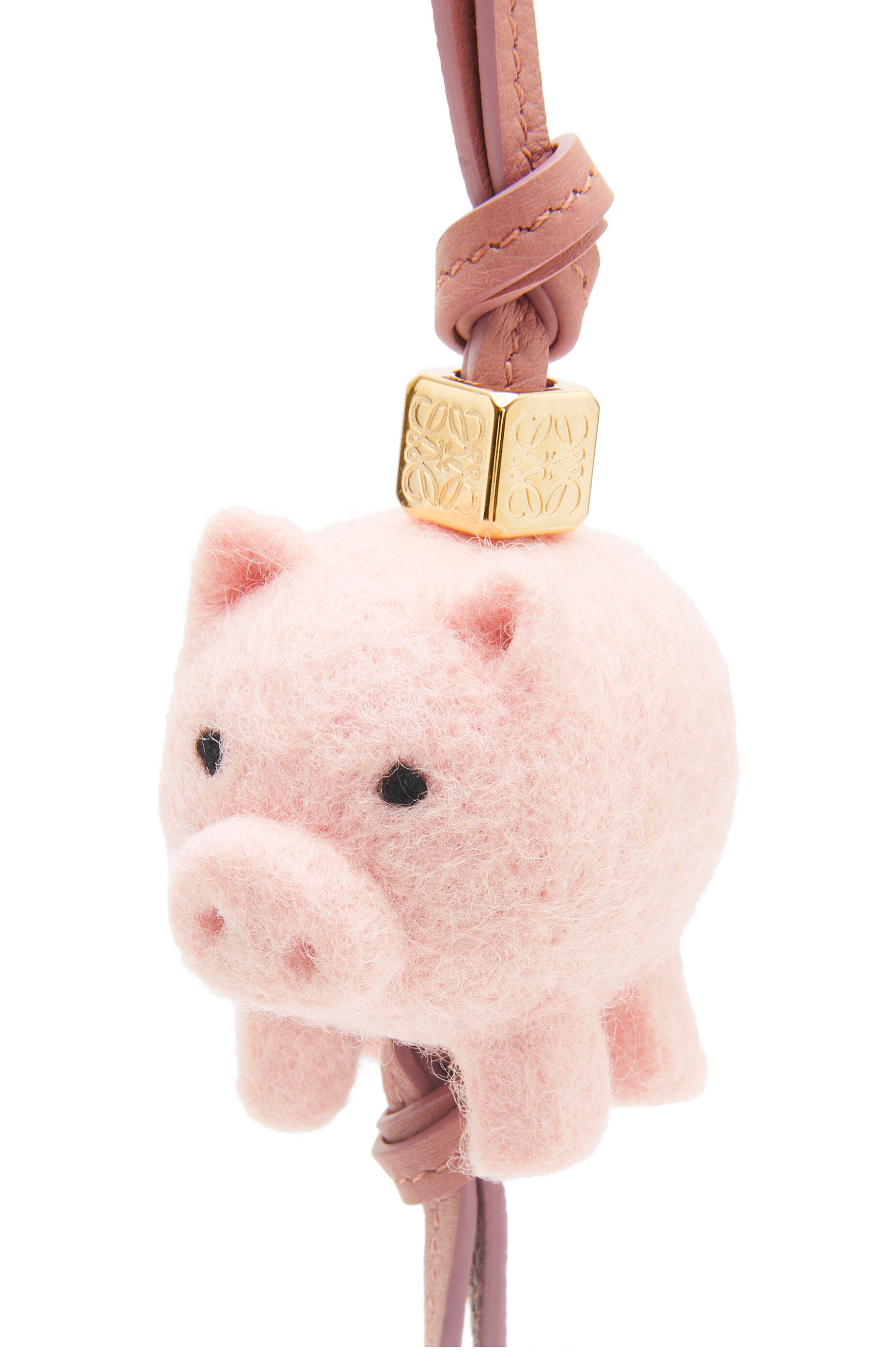 Loewe Pig charm in felt | loewe | REVERSIBLE