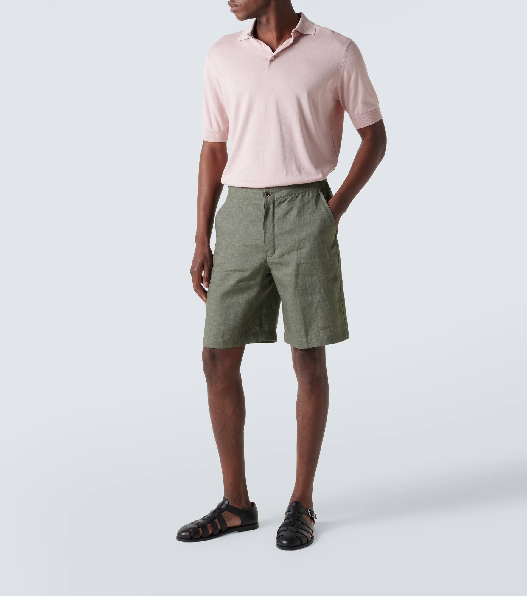 Nolan linen Bermuda shorts - 2