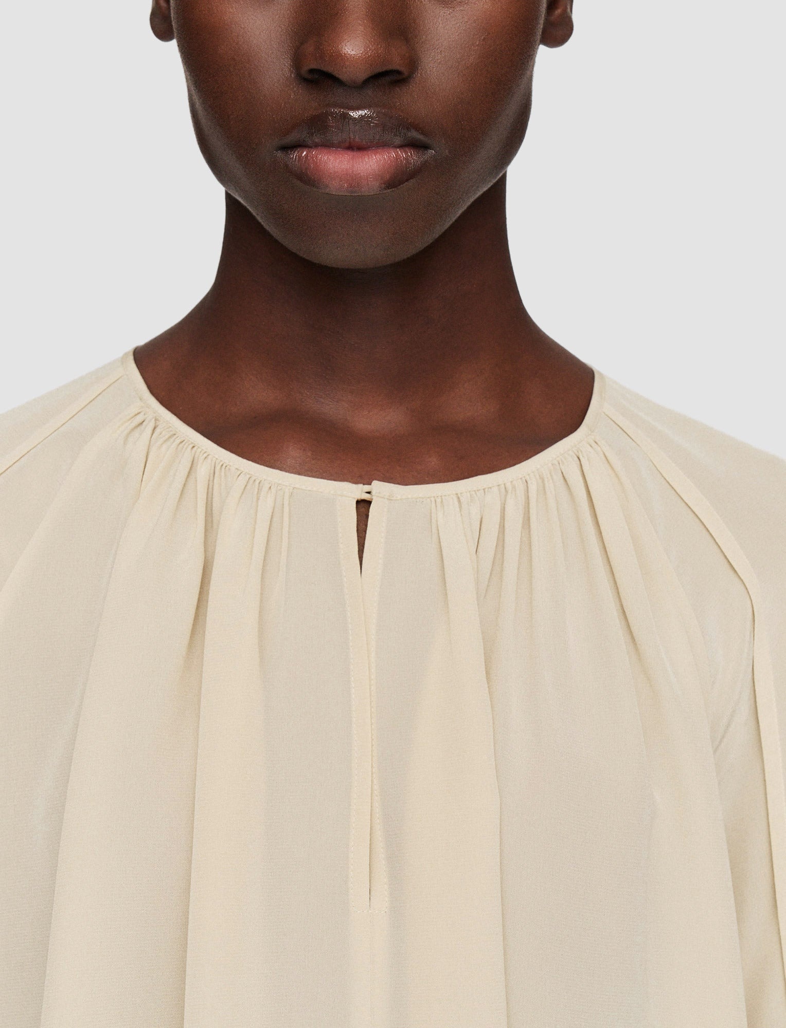 Silk Crepe de Soie Havre Blouse - 5