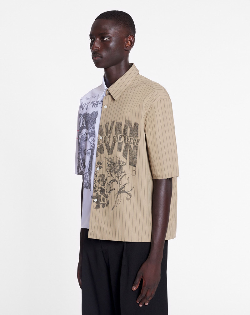 LANVIN X FUTURE ASYMMETRICAL PRINTED SHIRT 3