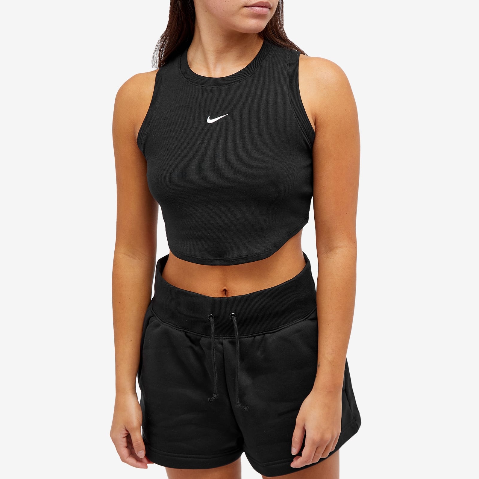 Nike Essential Rib Crop Tank Top - 2