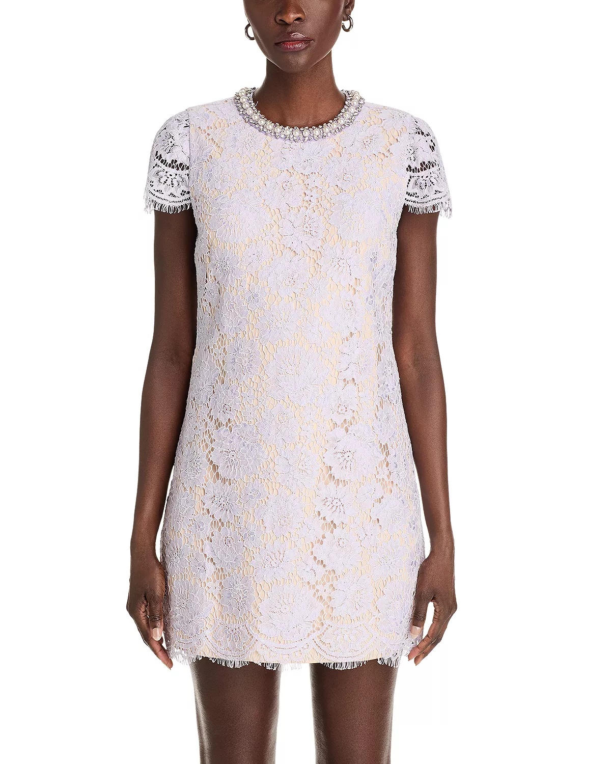 Lace Mini Dress - 7