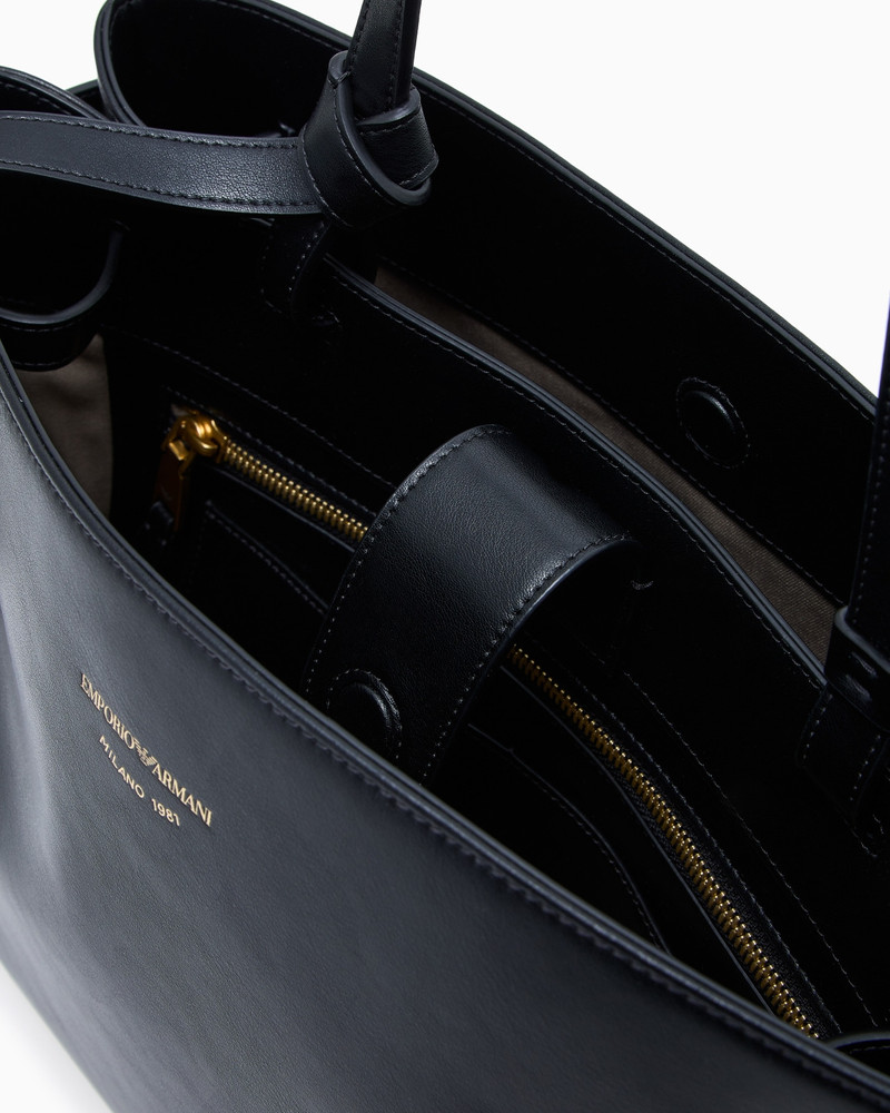 SMOOTH LEATHER HANDBAG 4