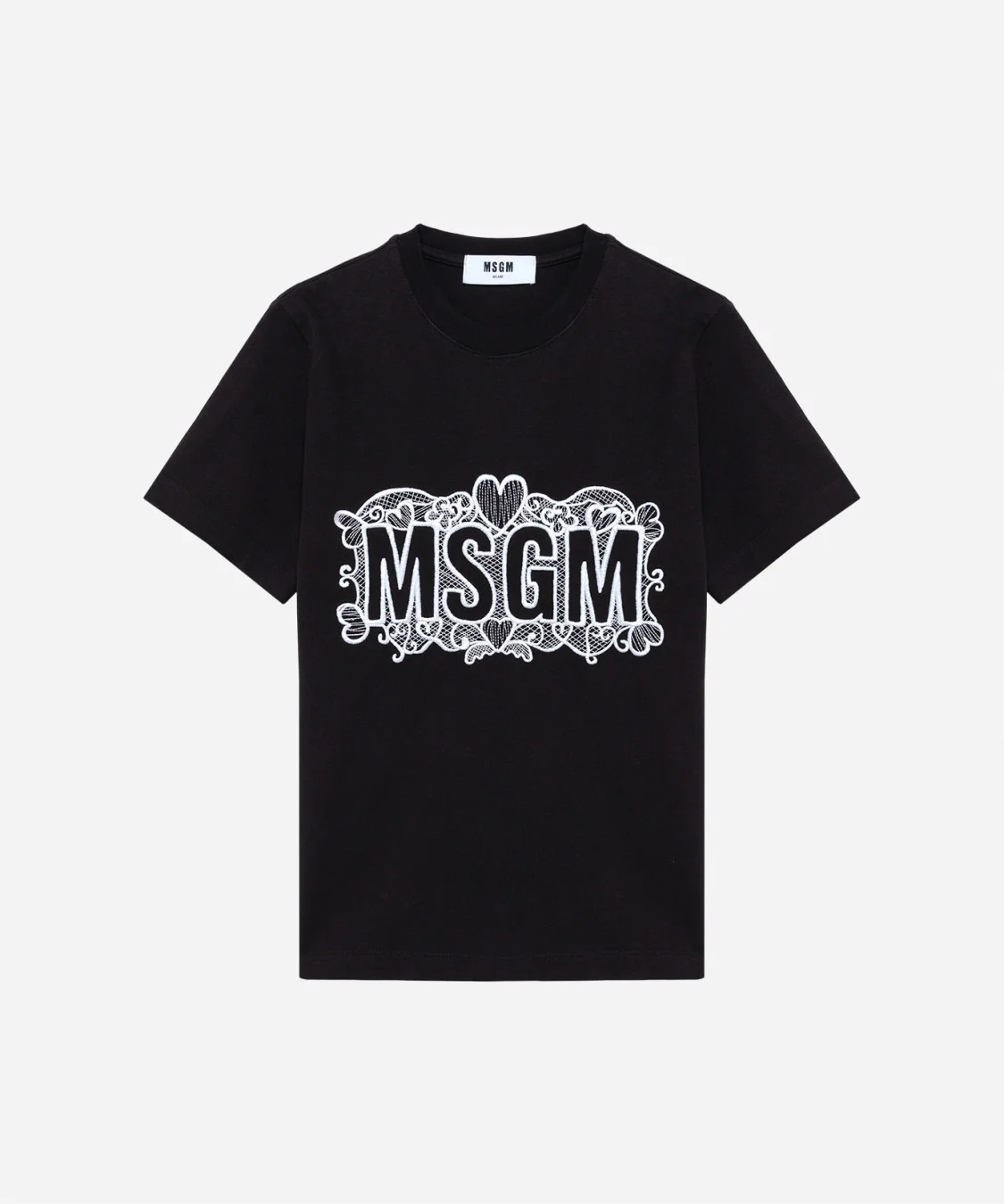 T-shirt with embroidered logo - 1
