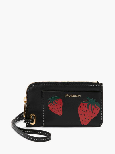 JW Anderson STRAWBERRY-PRINT CARDHOLDER outlook