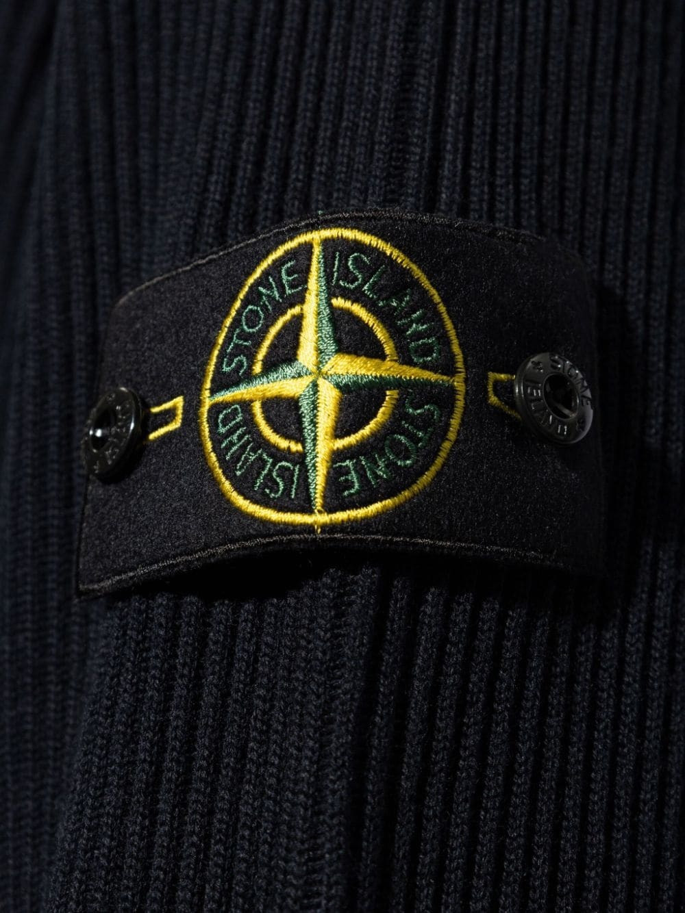 Compass-motif wool jumper - 5