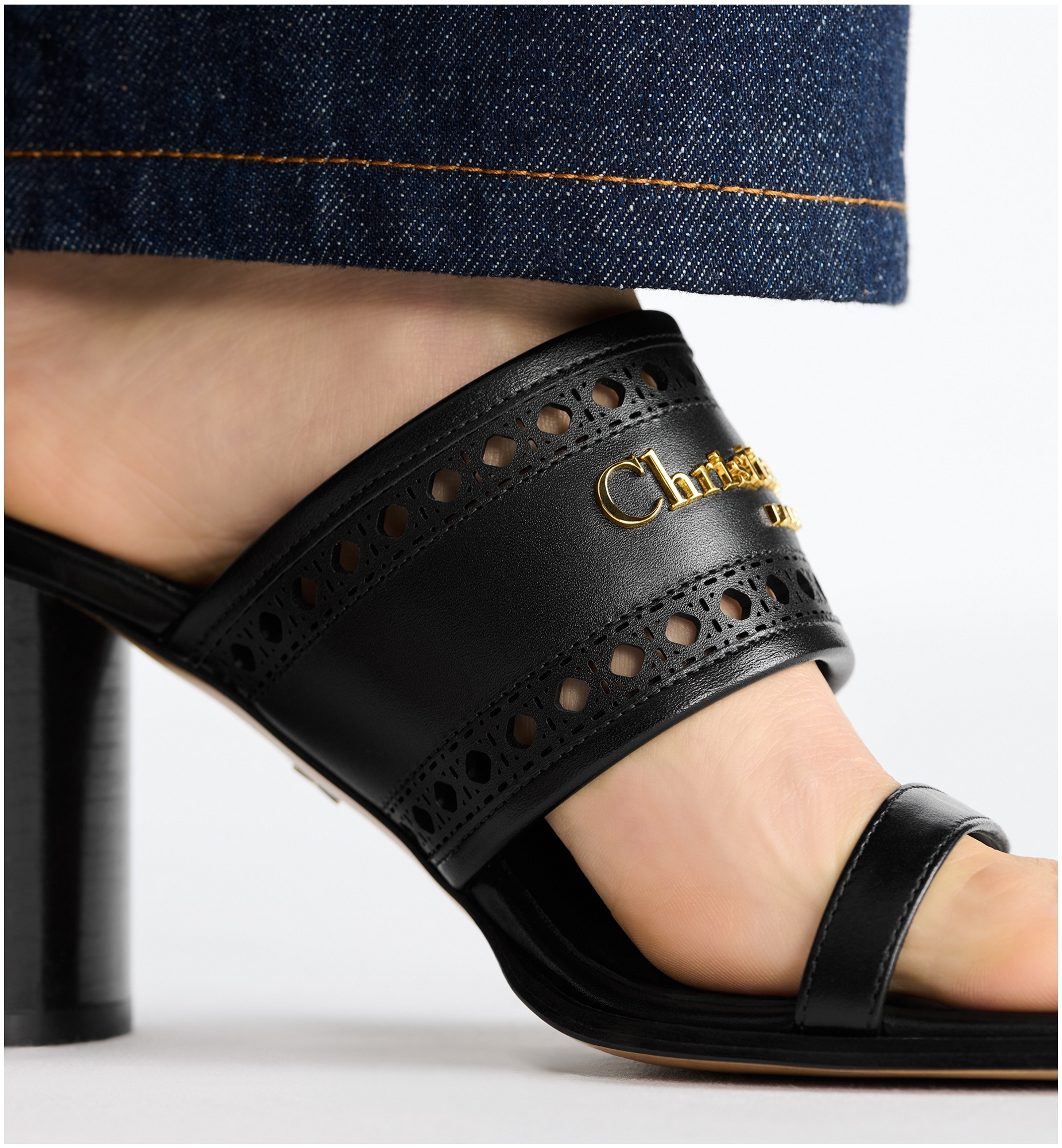DIOR D-Lane ヒールスライド DIOR | D-Lane ヒールスライド オープンワーク マイクロ