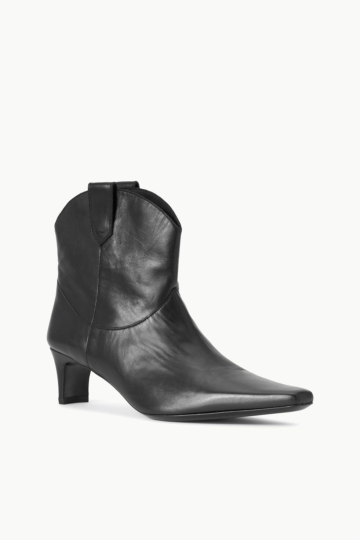 STAUD WESTERN WALLY ANKLE BOOT BLACK - 3