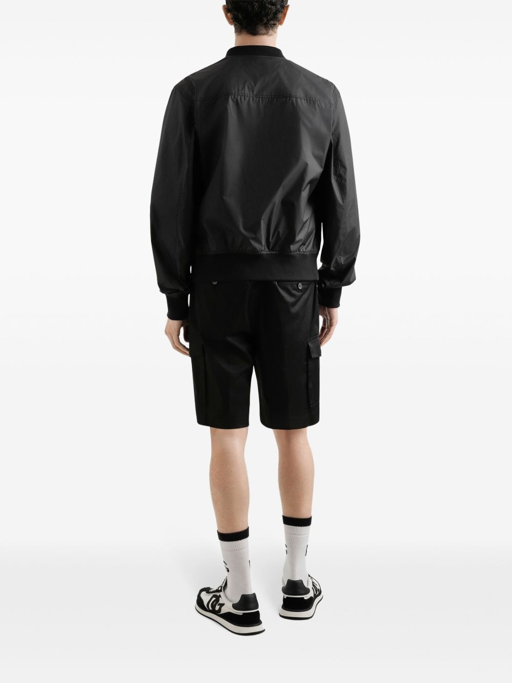 logo-plaque bomber jacket - 3