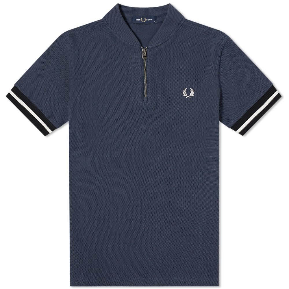 Fred Perry Zip Neck Polo - 1