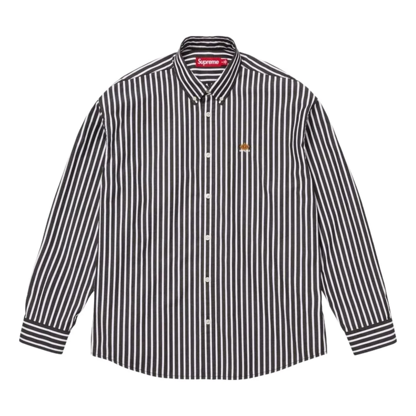 Supreme SS26 Stripe Shirt 'Black' SUP-SS26-196-BLK - 1