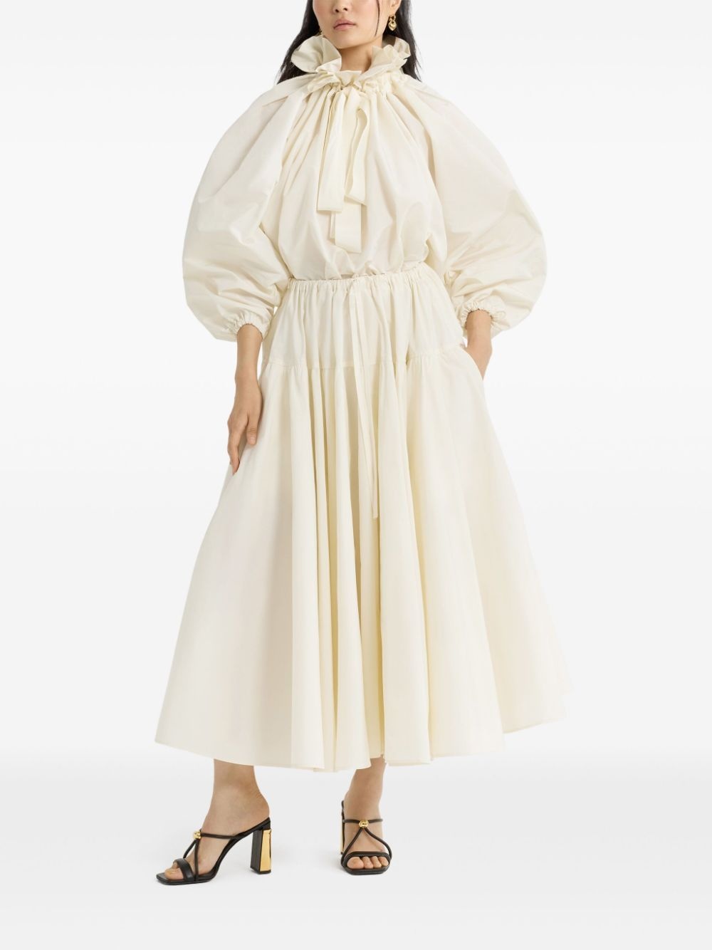 faille maxi skirt - 2