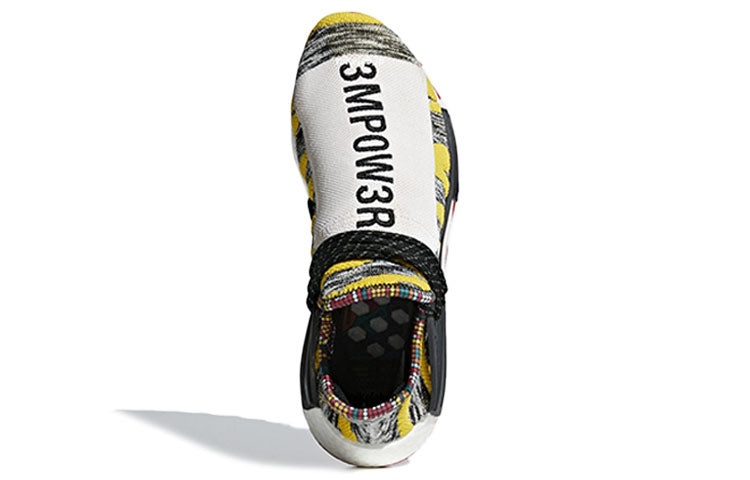 adidas Pharrell x NMD Shoes 'Yellow Black White Red' BB9527 - 4