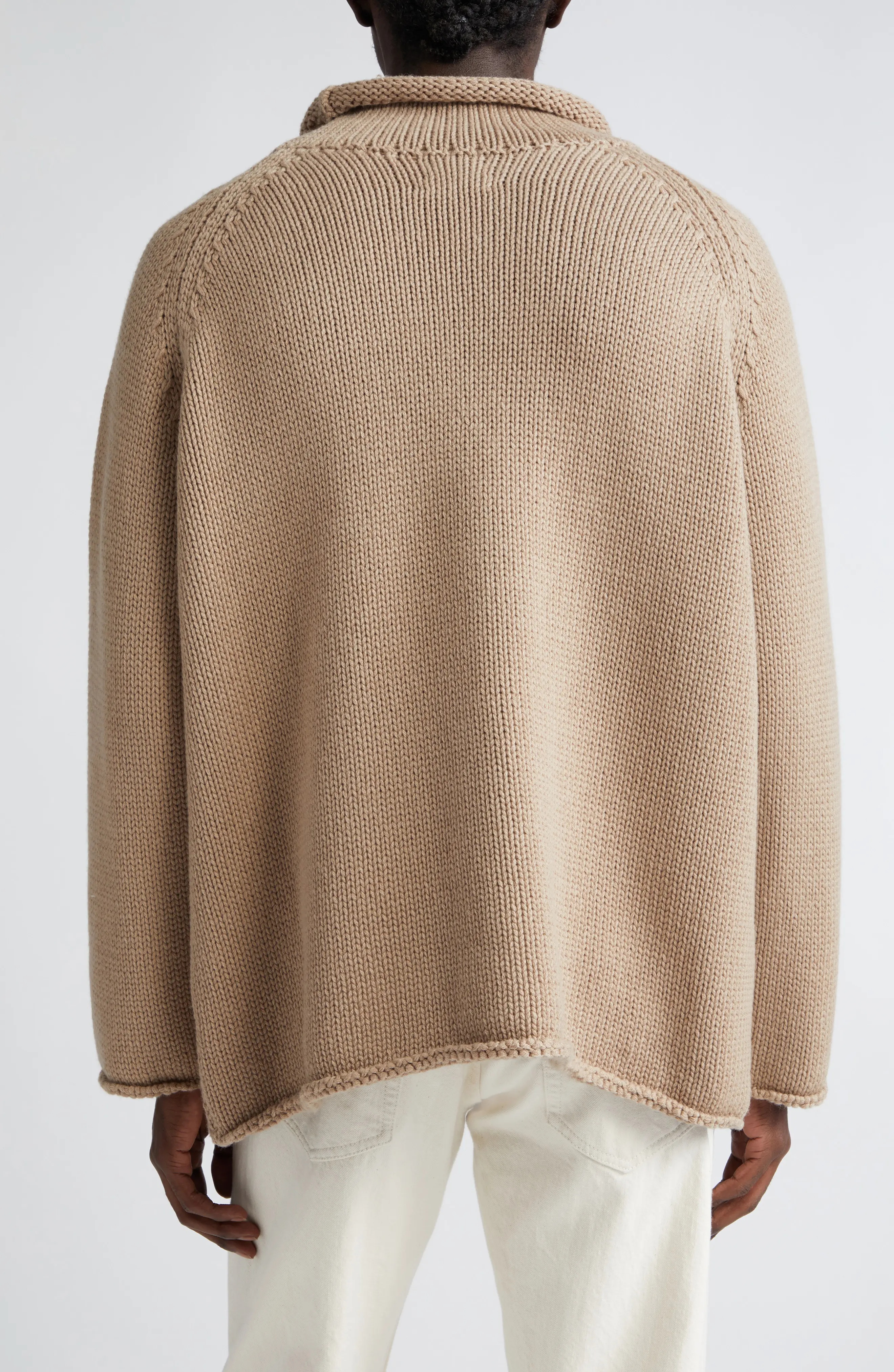 Cashmere Roll Neck Sweater - 3