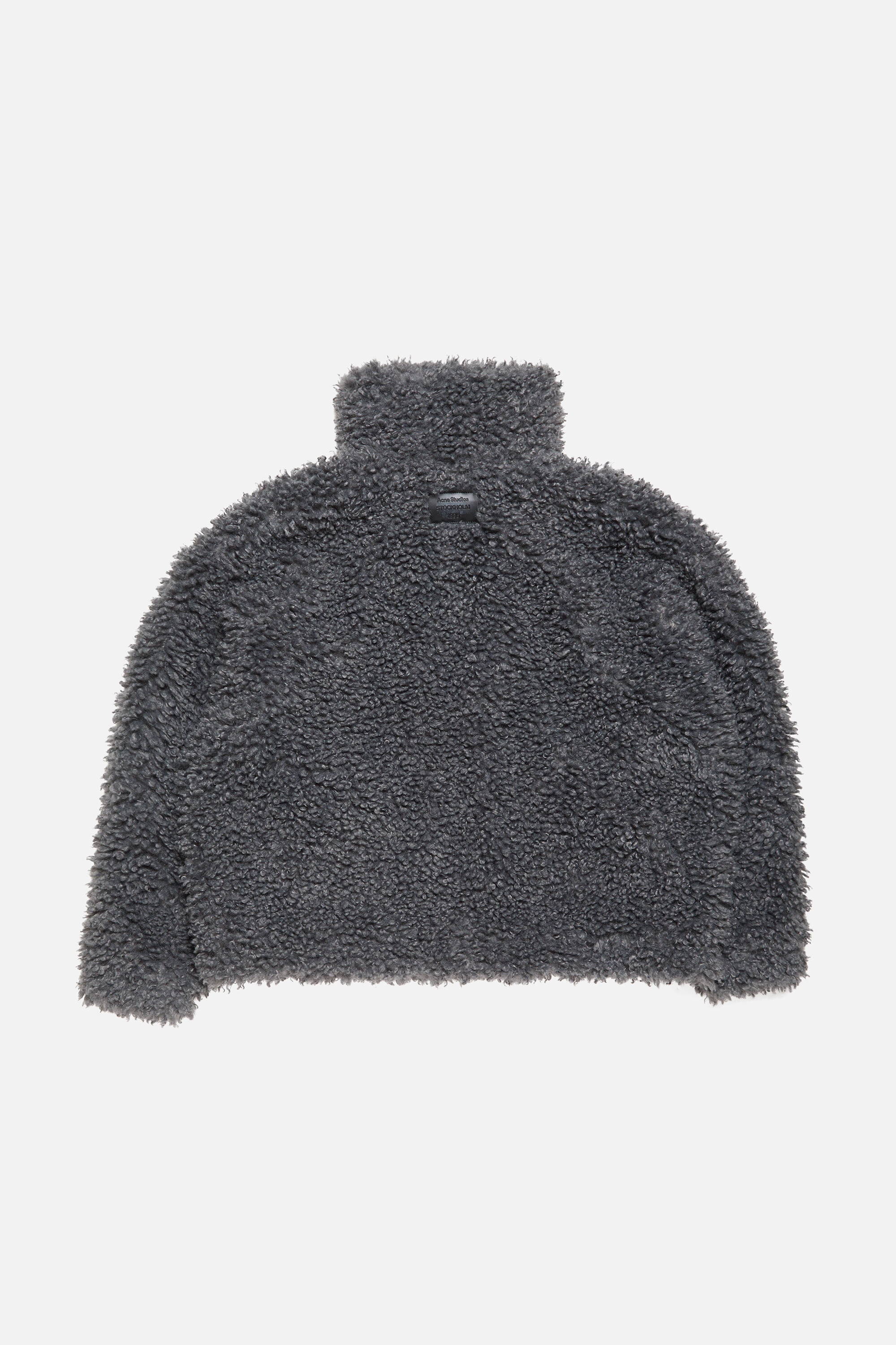Faux fur bomber jacket - Carbon grey - 7