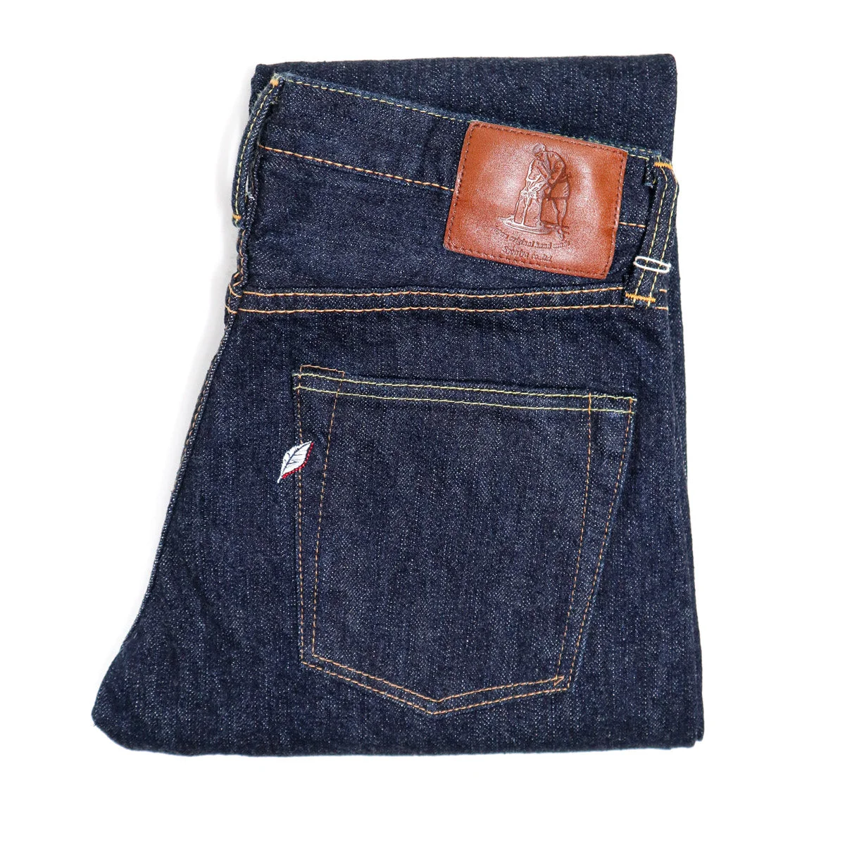 XX-005 14oz Selvedge Denim Slim Straight One Wash Indigo - 1