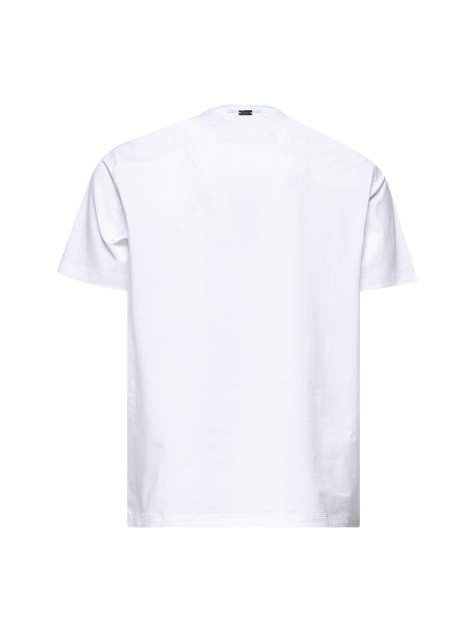 White superfine cotton stretch T-shirt - 2