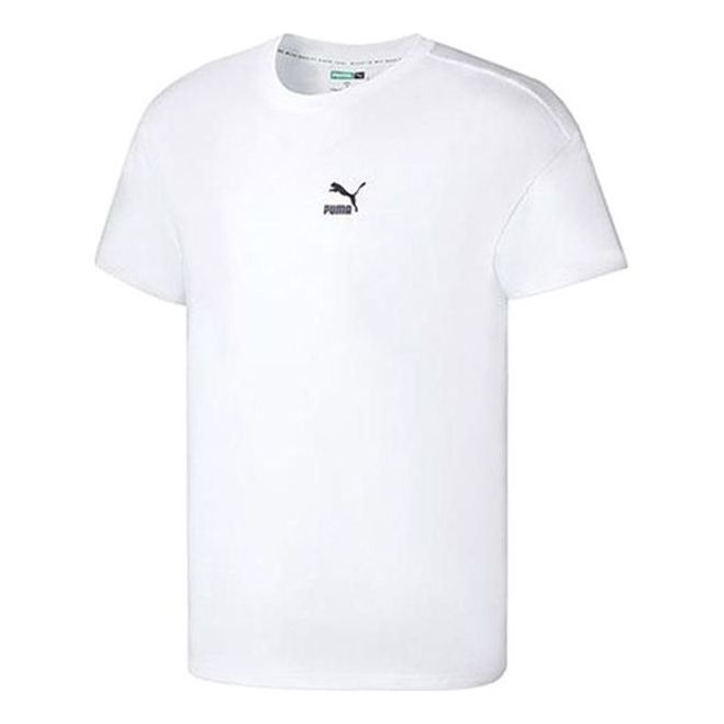 PUMA Classic Logo T-Shirt 'White' 673654-02 - 1