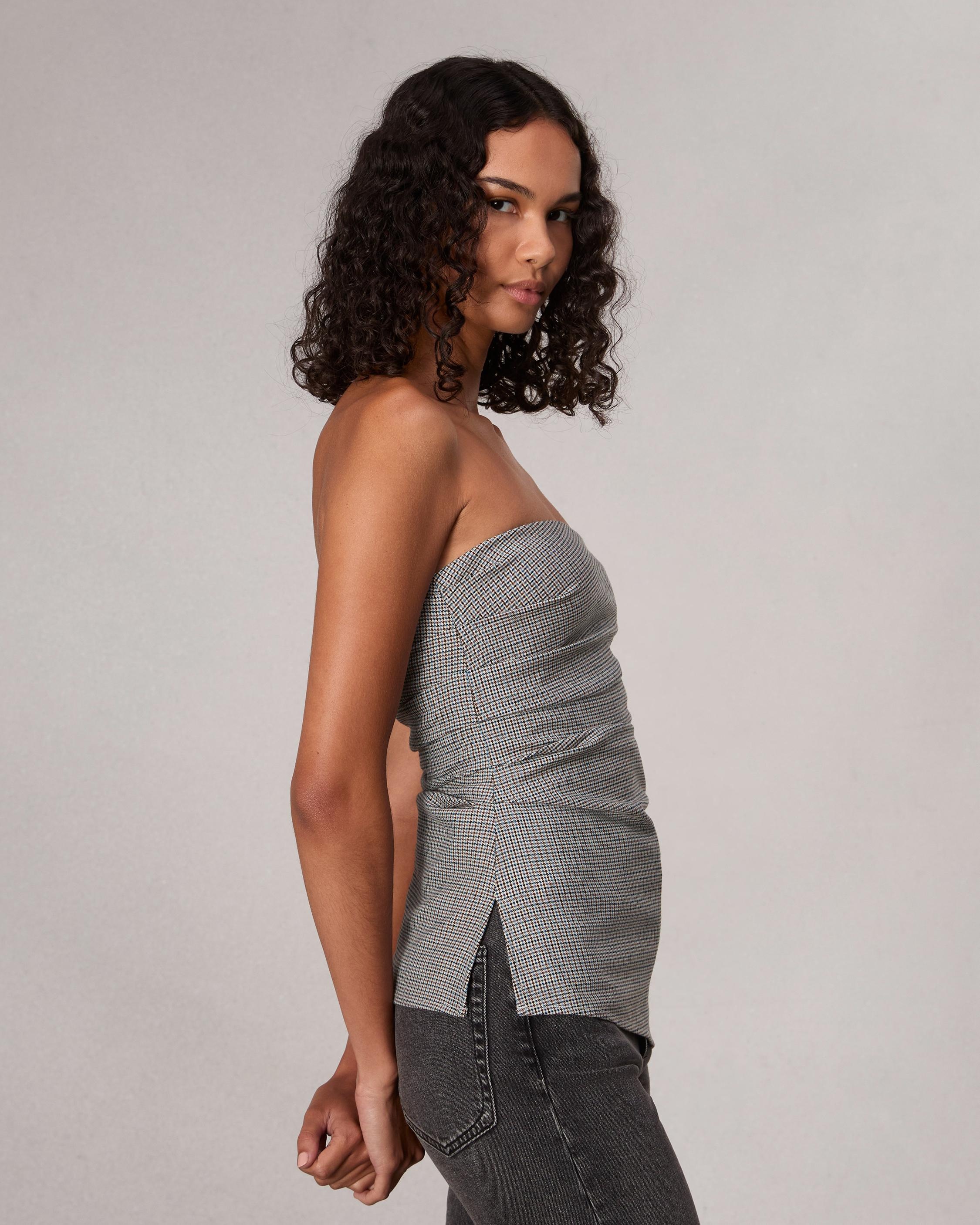 Genevieve Plaid Top - 4