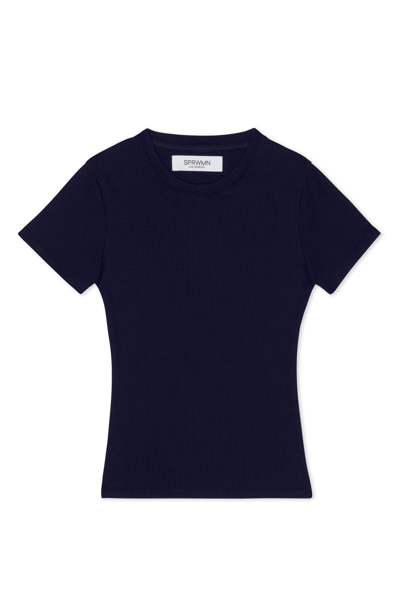 NAVY RIB BABY TEE - 5