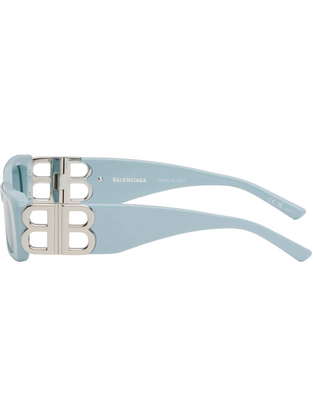 Blue Dynasty Rectangle Sunglasses - 3