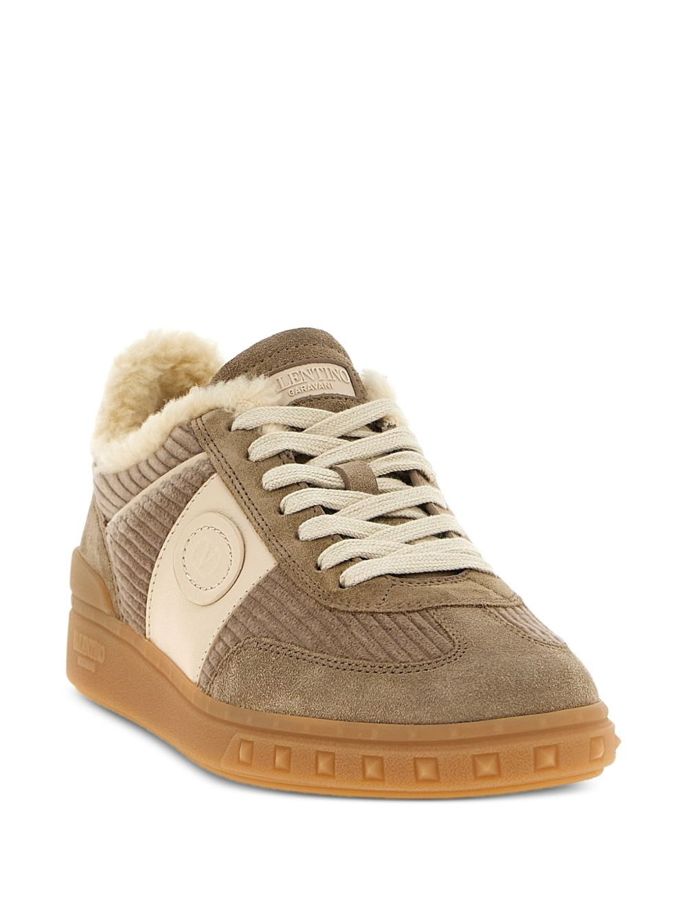 Upvillage ribbed-velvet sneakers - 2