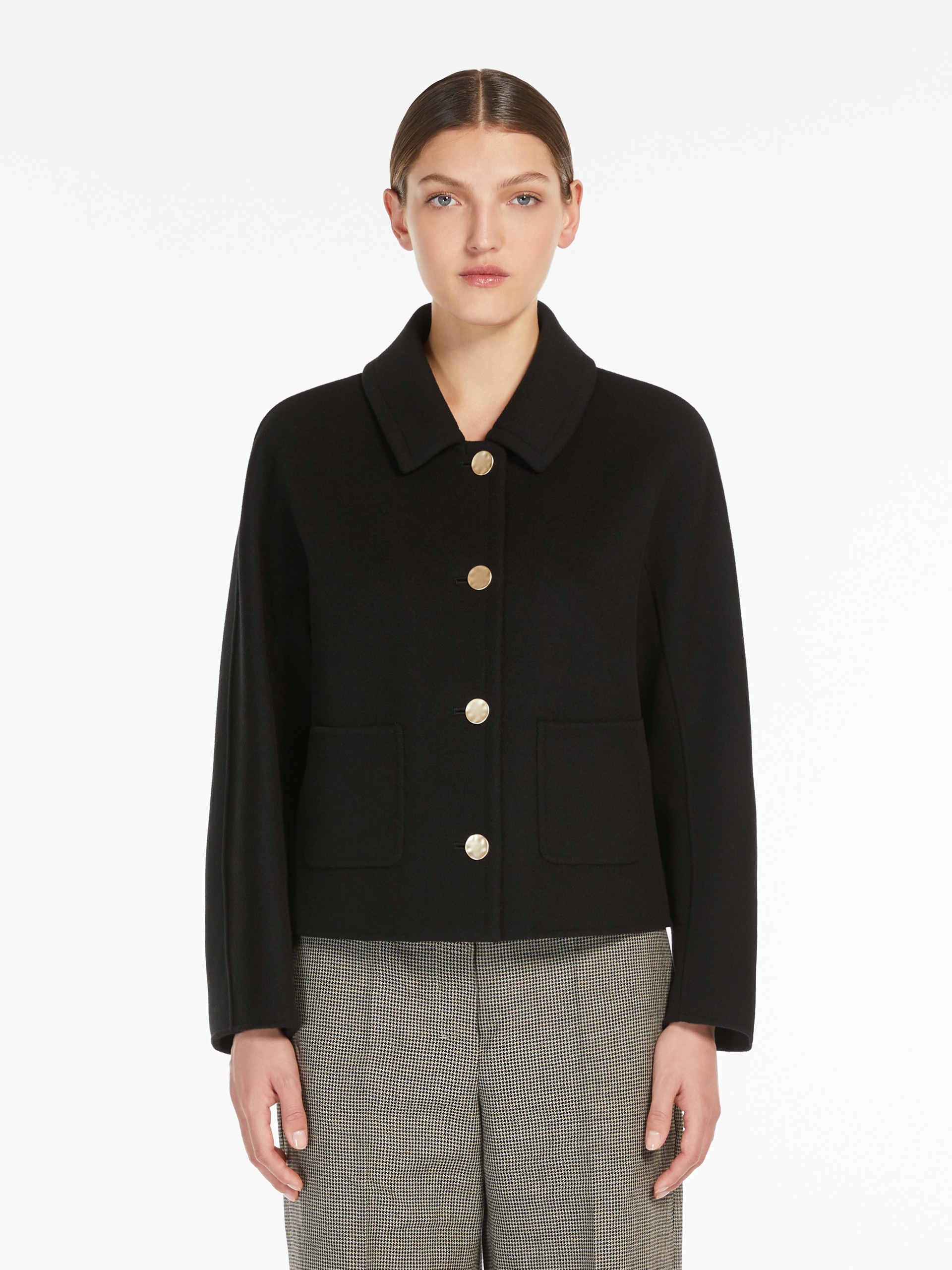 SOGNO Single-breasted double-faced wool jacket - 3