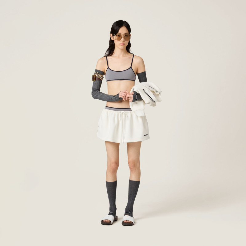 Miu Miu Technical knit swimsuit outlook