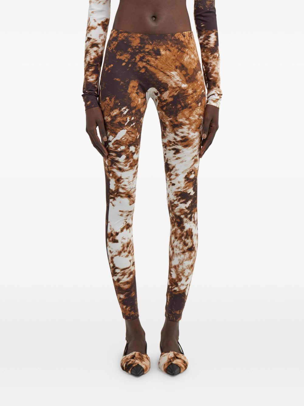Appaloosa-print leggings - 3