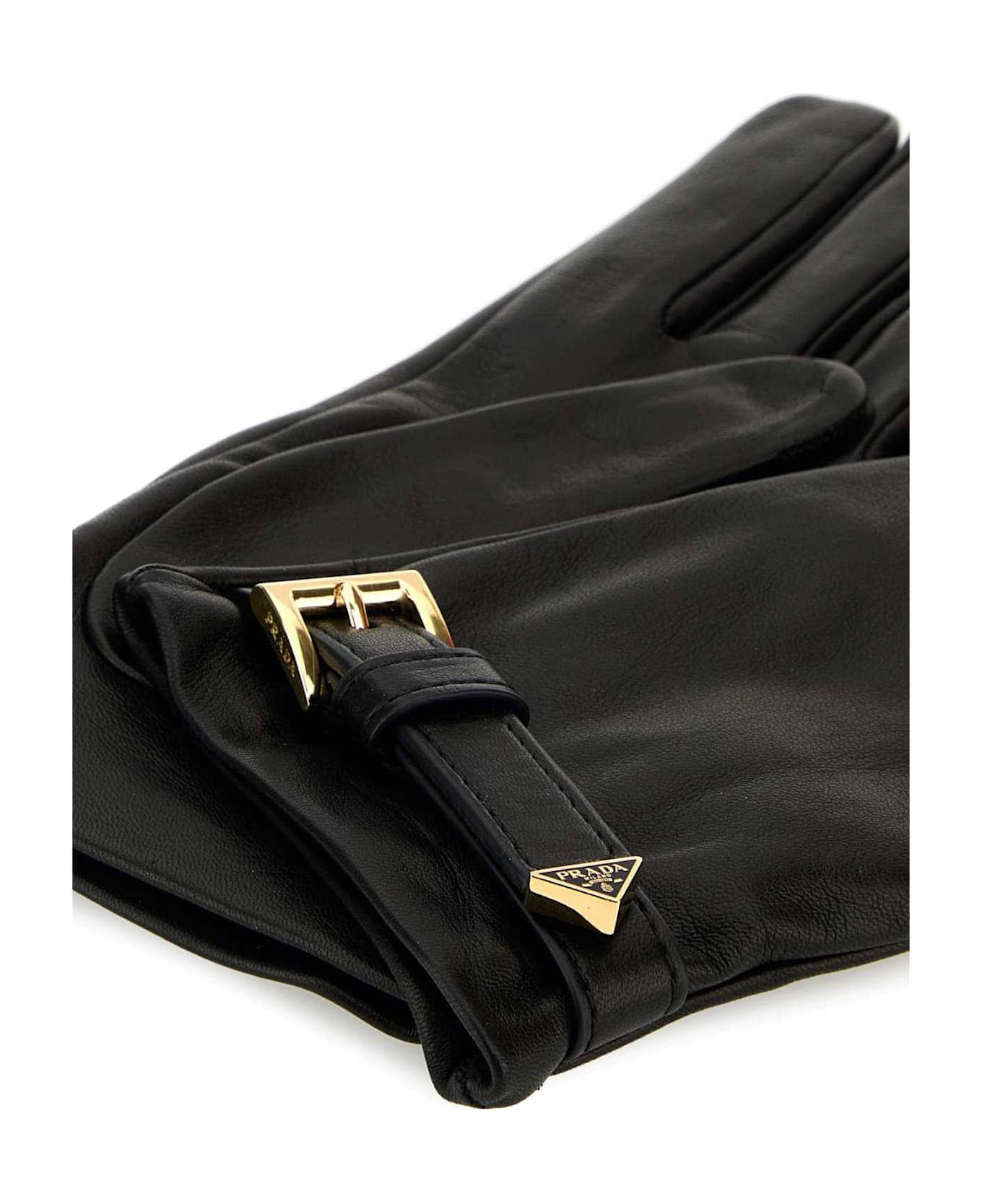 Black Nappa Leather Gloves - 2
