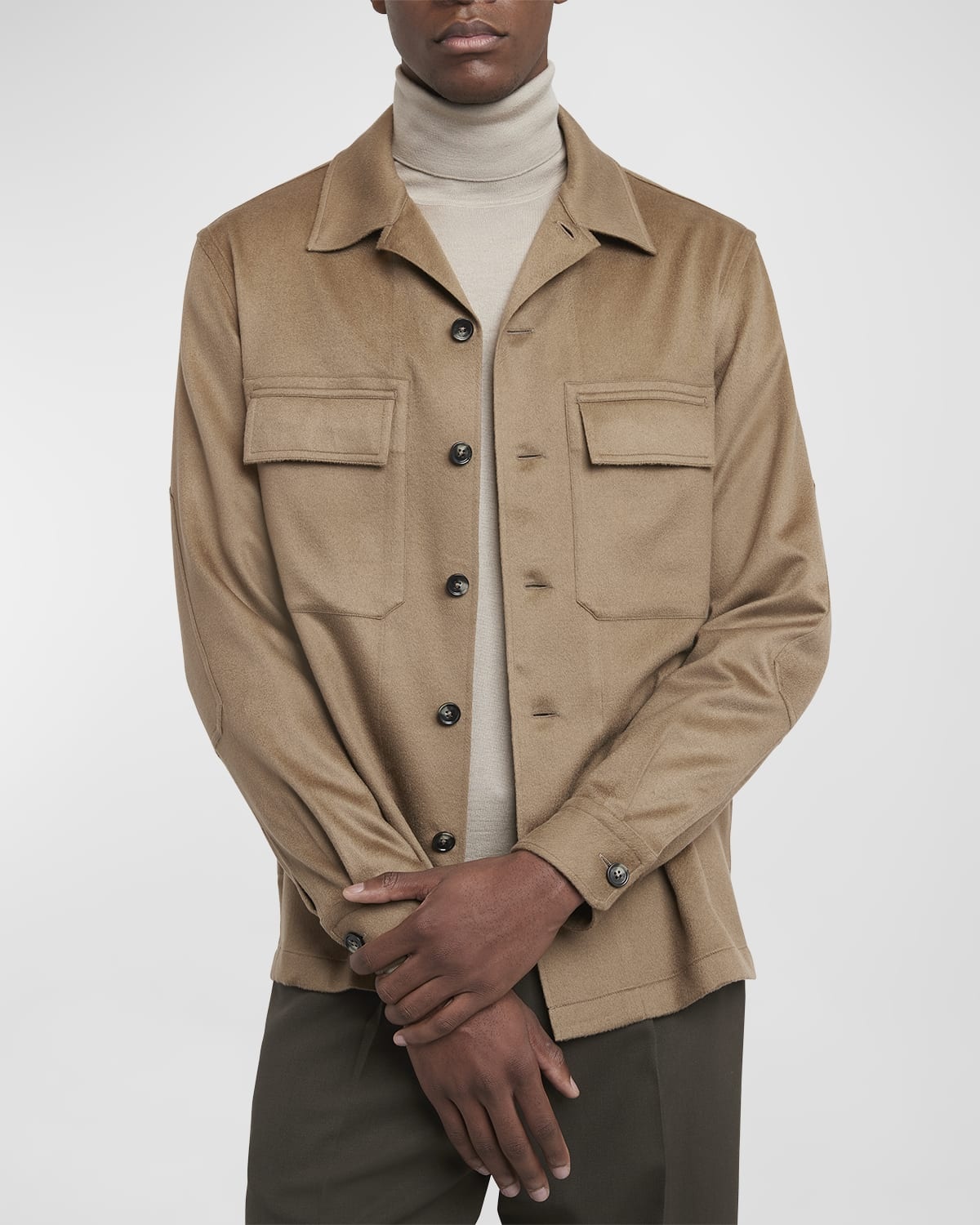 Men's Oasi Cashmere Overshirt - 6