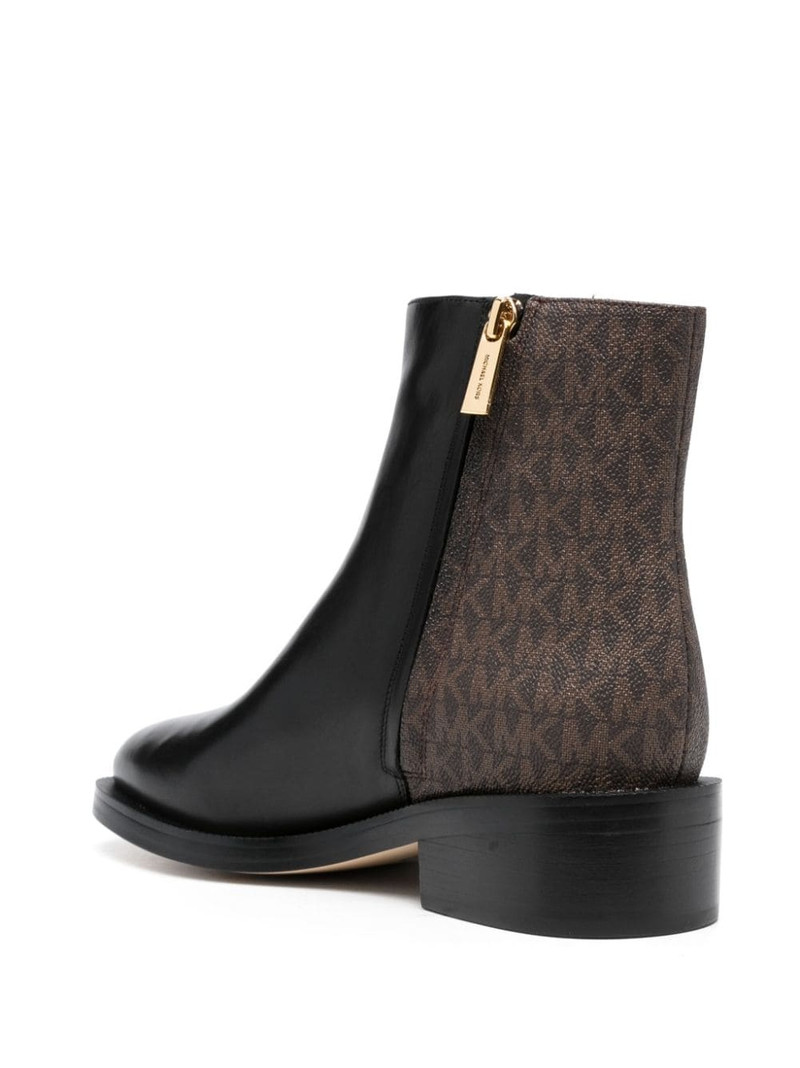 Regan monogram-print boots 3