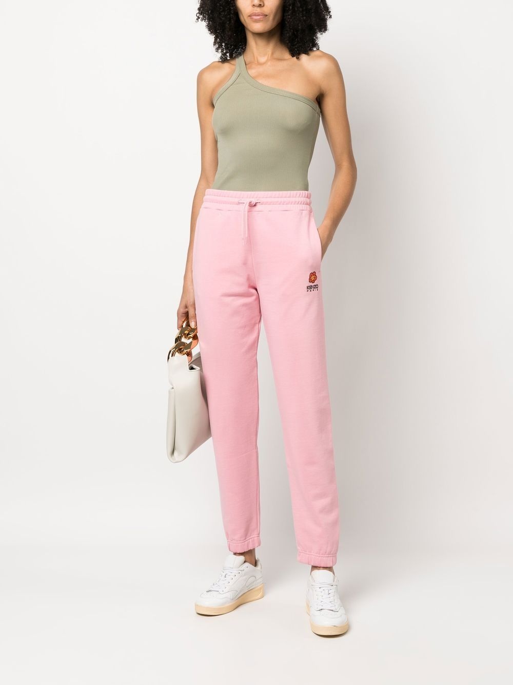embroidered-logo track trousers - 2