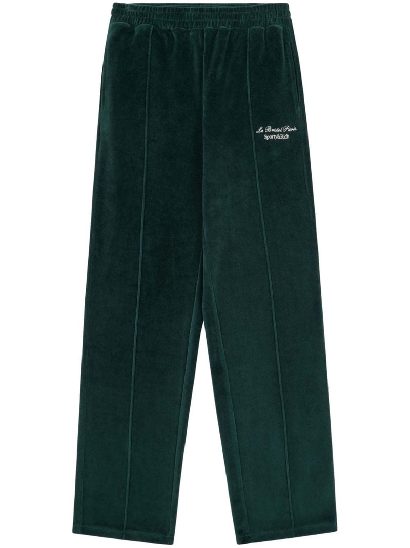 Faubourg velour track pants 1