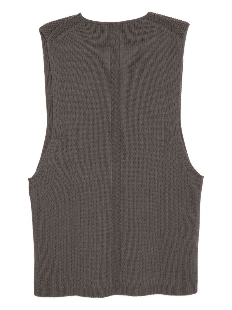 Rick Owens V-neck vest outlook