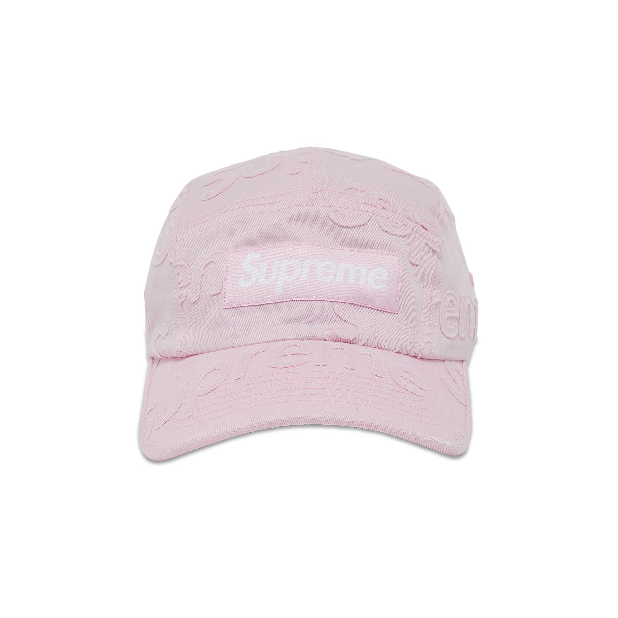 Supreme Lasered Twill Camp Cap 'Pink' - 1