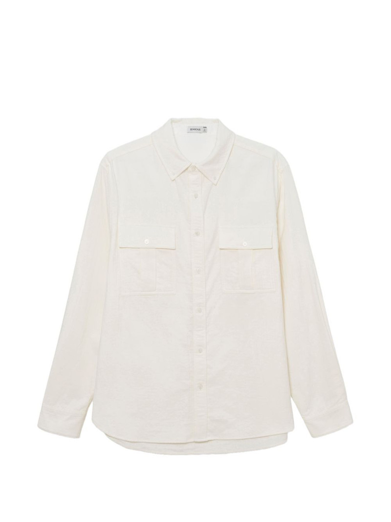 Parkes double-gauze button-up shirt 1