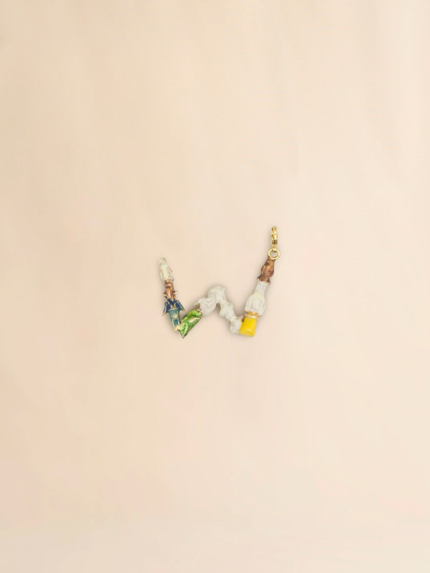 MARNI ALPHABET "W" CHARM - 2