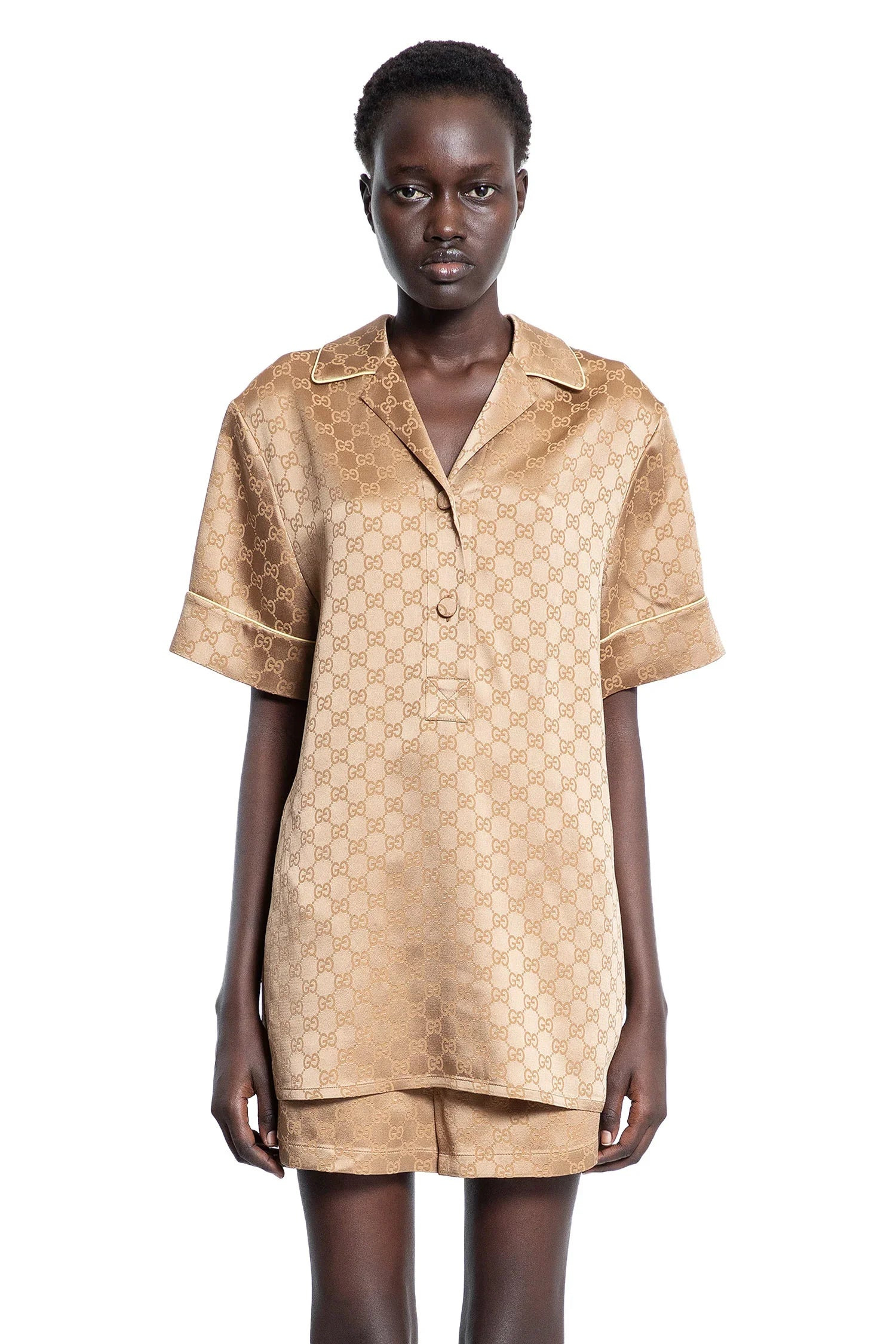 Gg-Satin-Shirt - 1