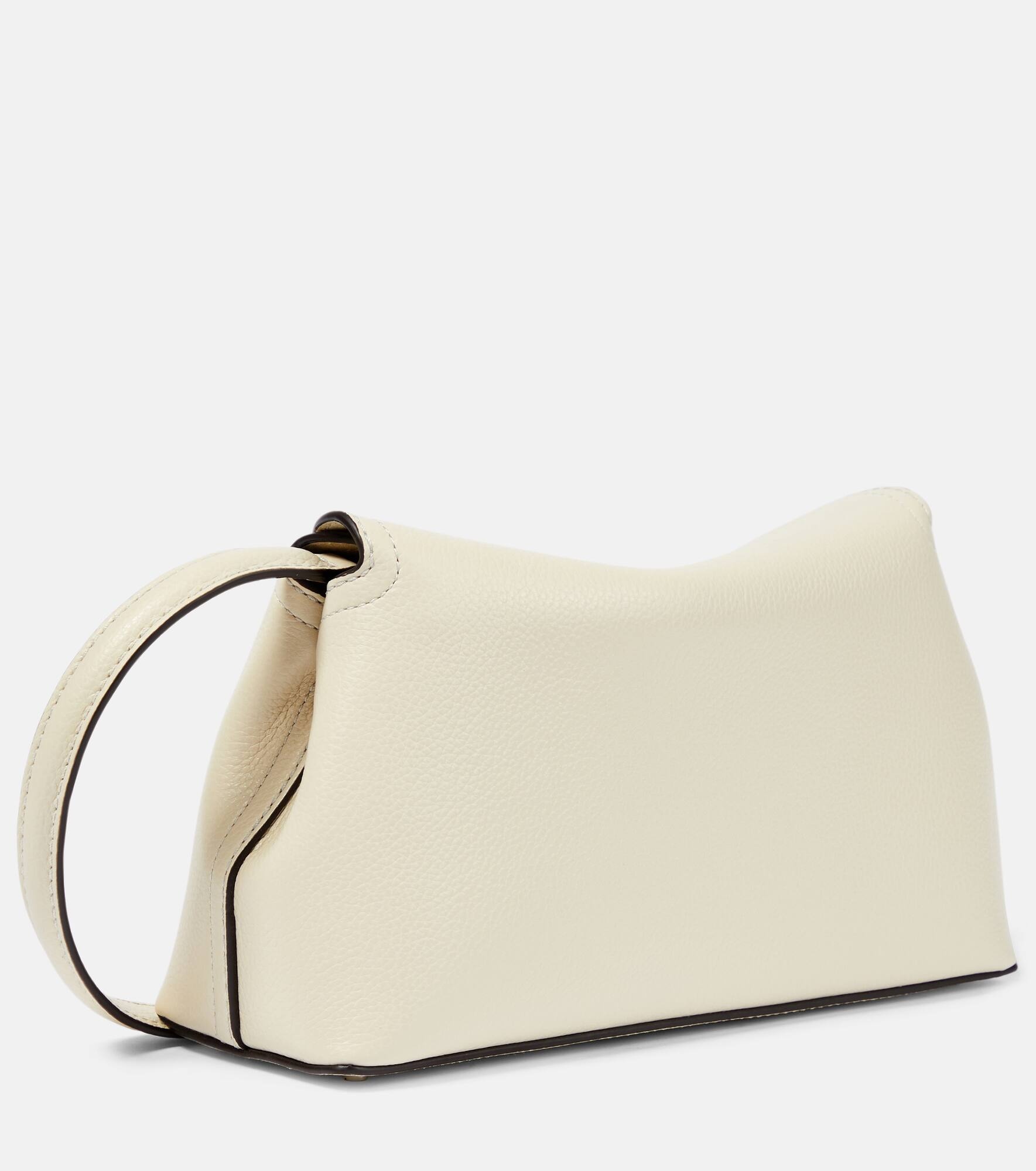 T Lock Small leather clutch - 4