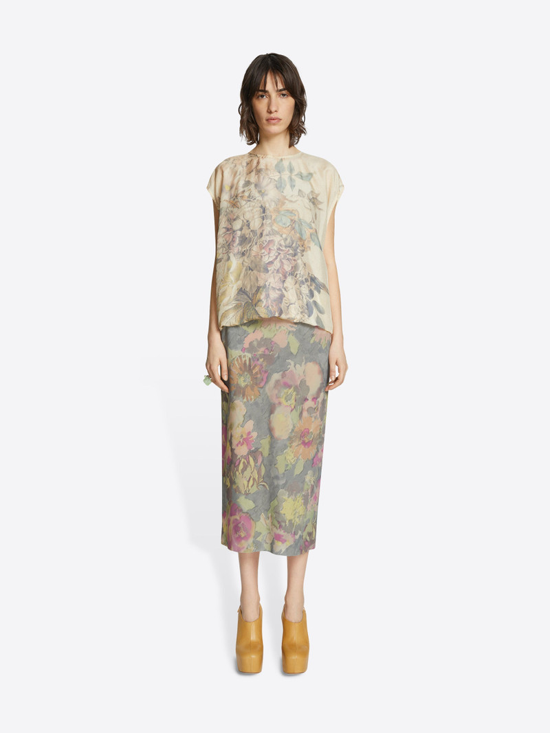 Dries Van Noten SILK BLEND SKIRT outlook