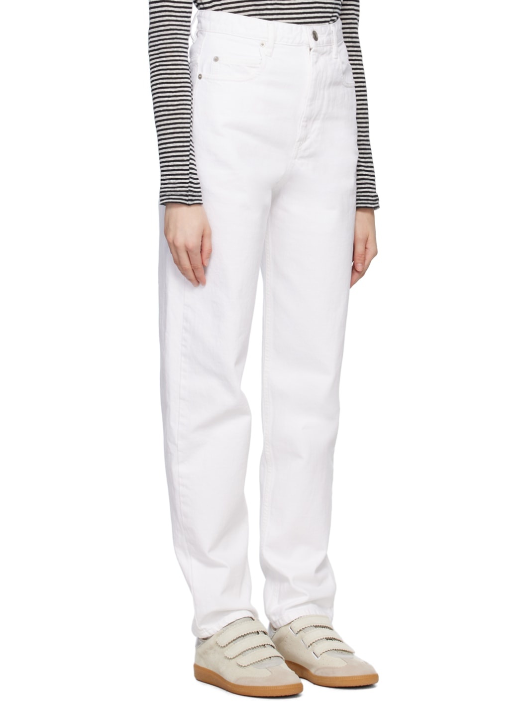 White Corsy Jeans - 2