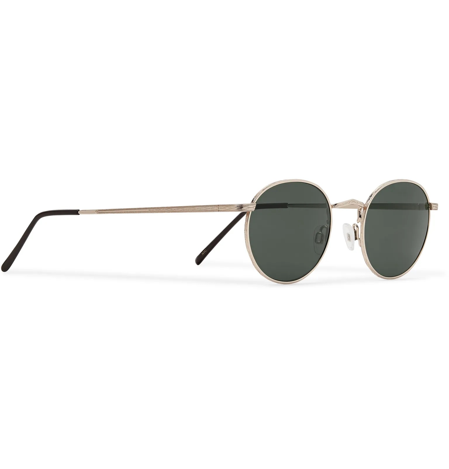 Dov Round-Frame Gold-Tone Sunglasses - 3