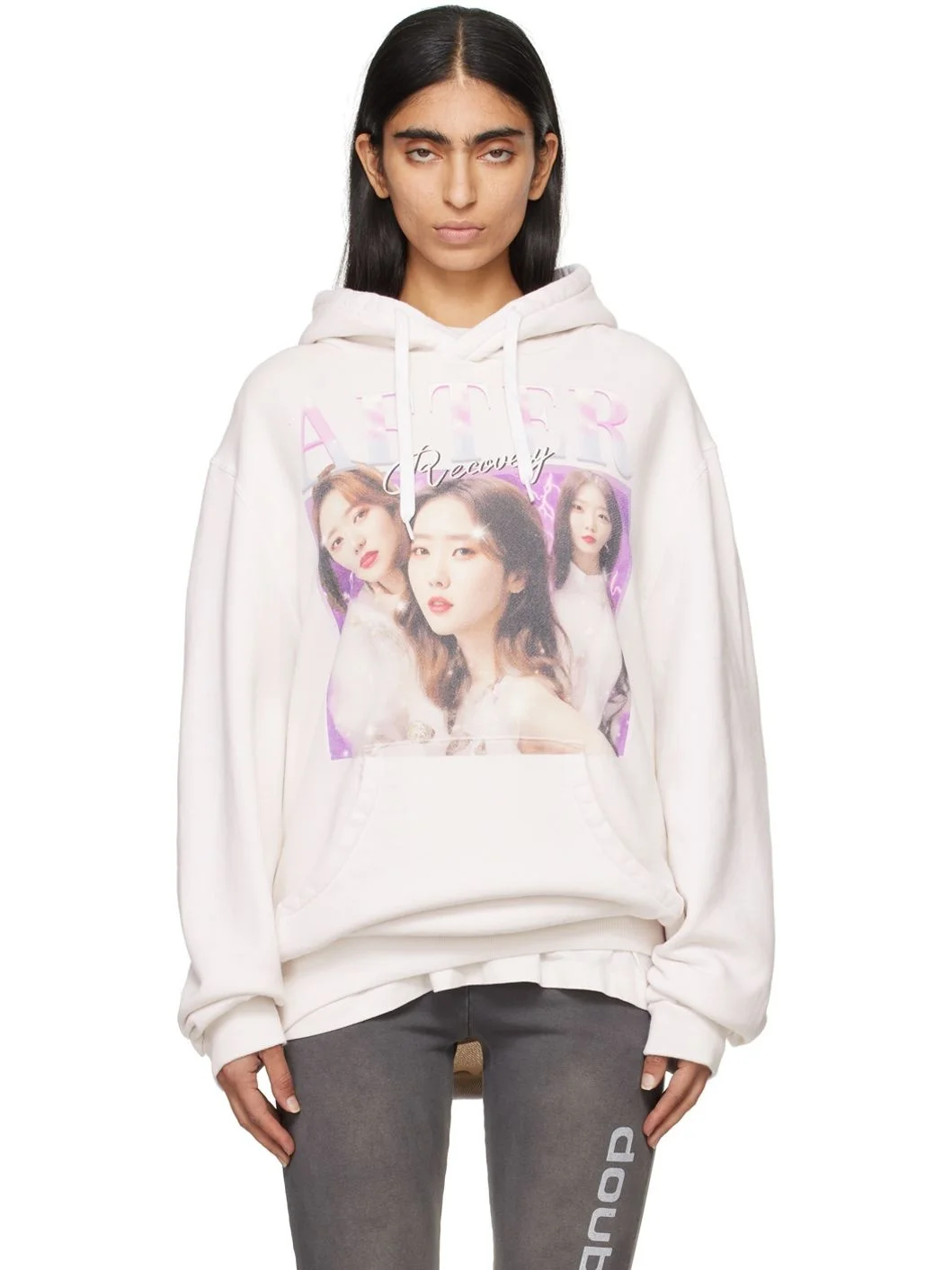 White Before After Idol Hoodie - 1