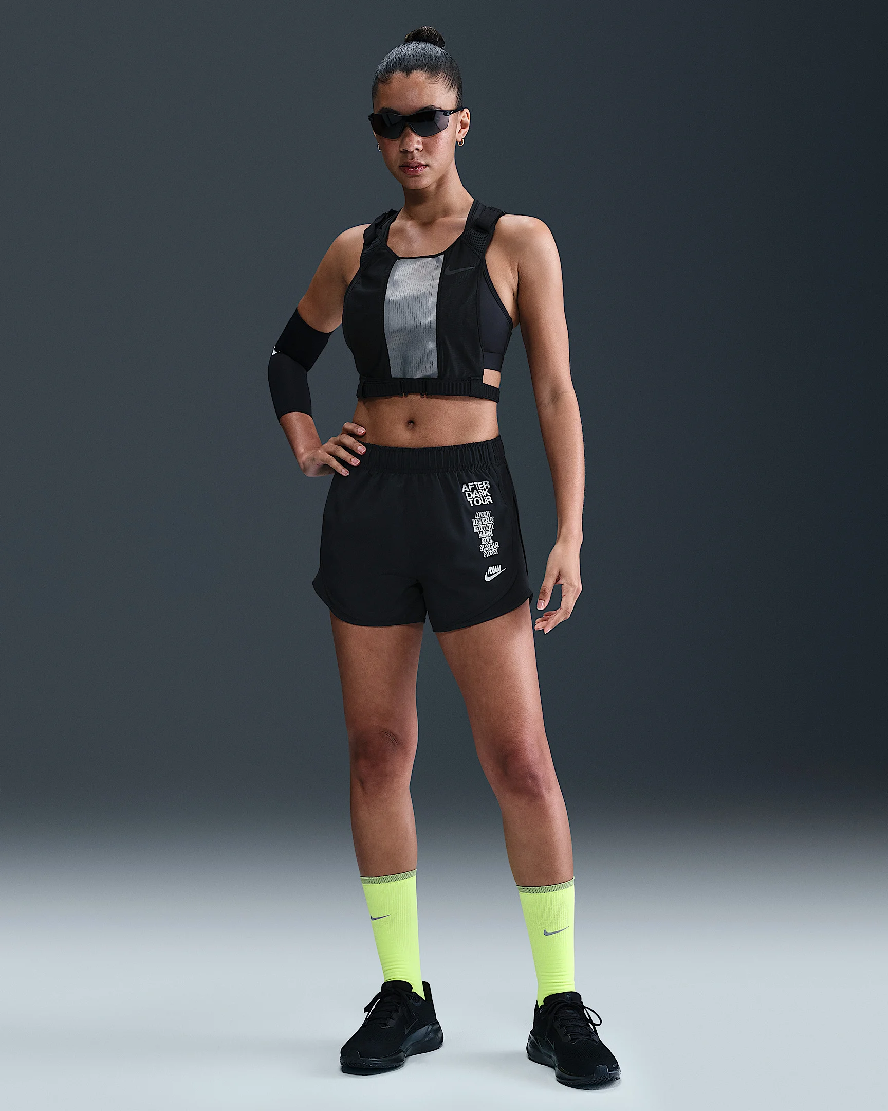 Nike Tempo Women's Dri-FIT Mid-Rise Brief-Lined Running Shorts - 1