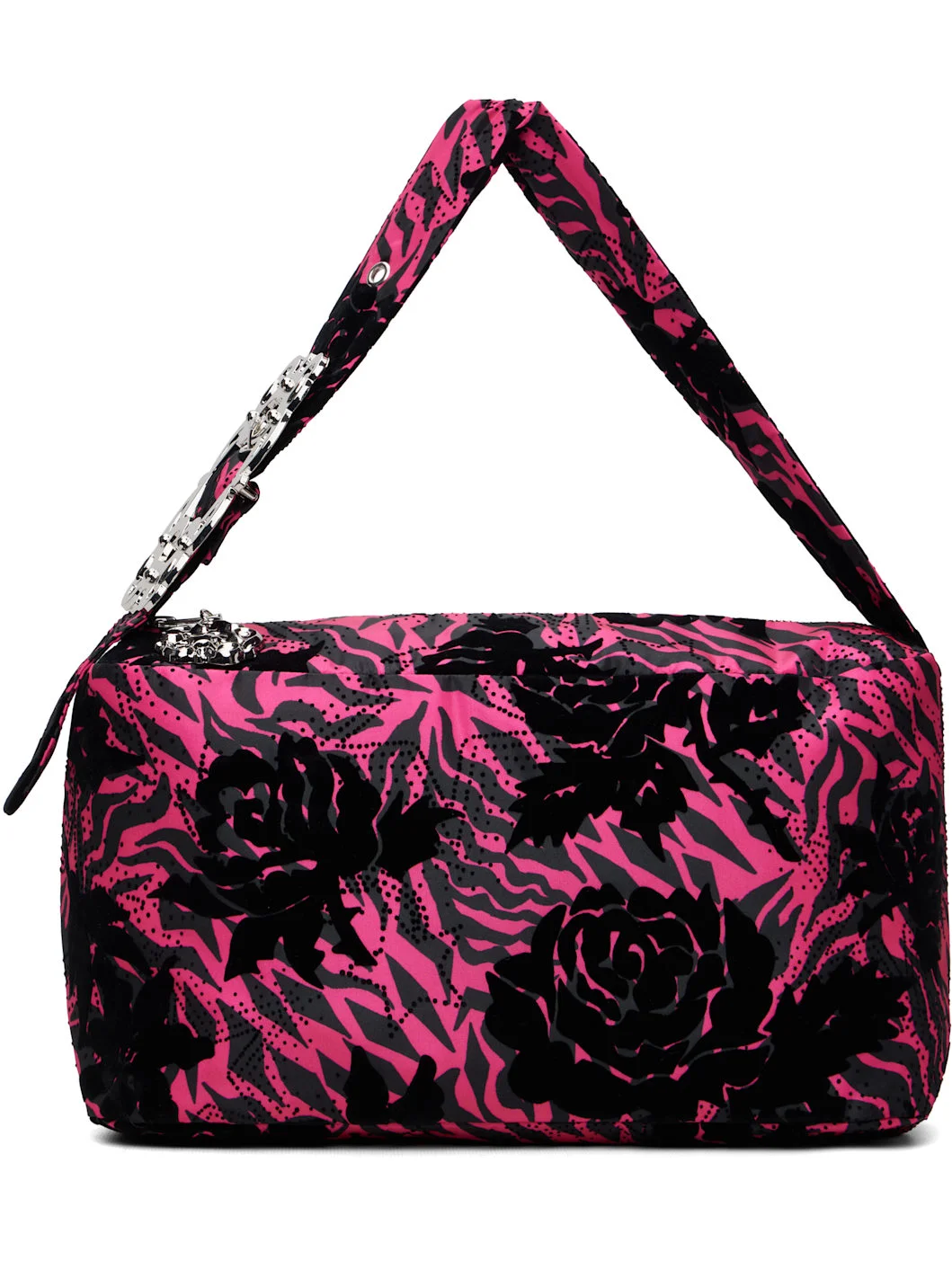 Pink Tigey Taffeta Bag - 1