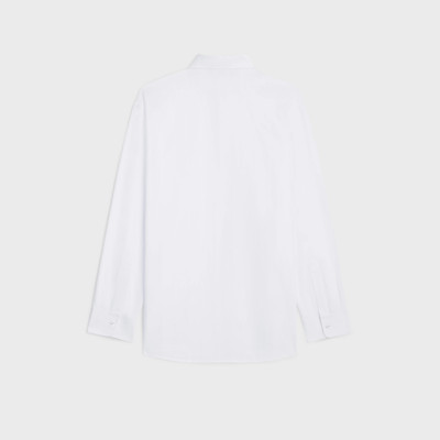 CELINE tommy shirt in cotton voile and striped linen outlook