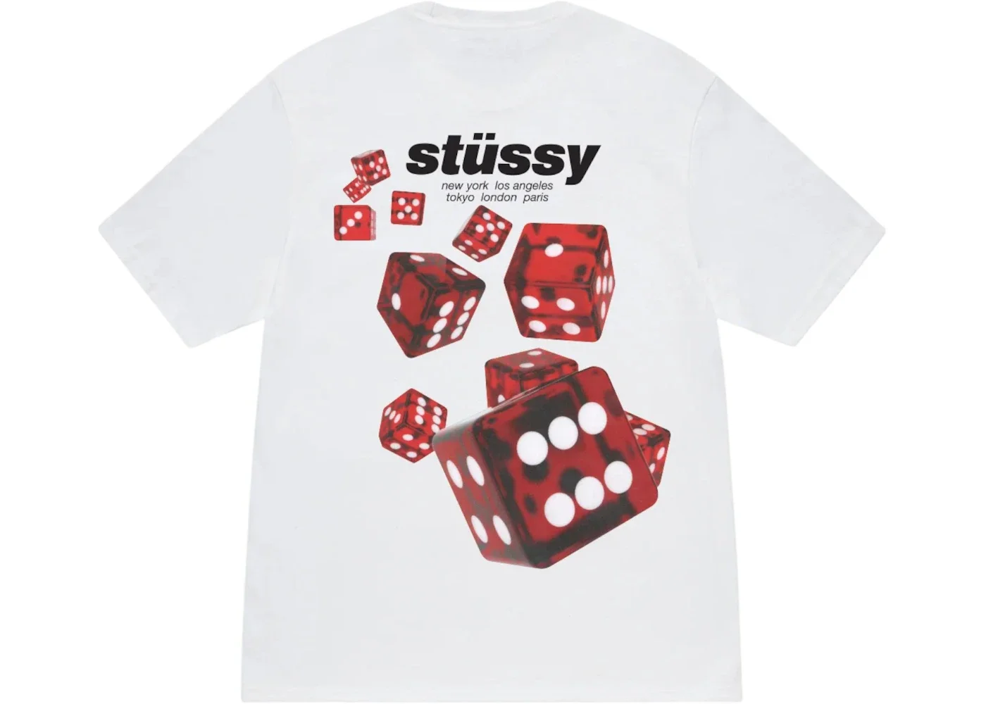 Stussy Rollers Tee White - 1