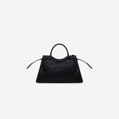 BALENCIAGA Men's Neo Classic Medium Handbag in Black outlook